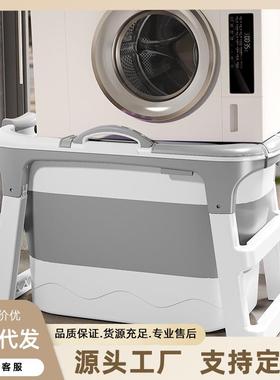 泡桶大人可折叠浴用浴缸浴桶全身成人加厚家盆沐浴HPJ桶儿童洗澡