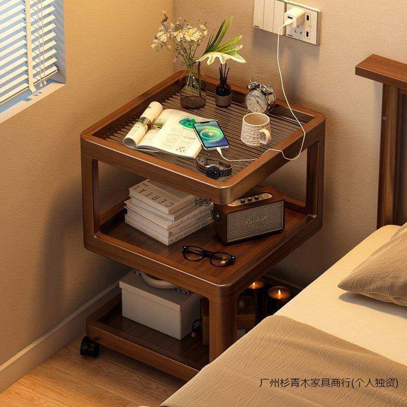 移茶几沙发边柜小桌子创意极简al123床头侧边柜简易多边功能几置