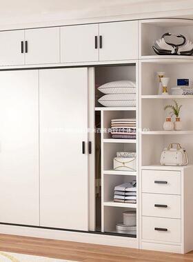 实木衣柜家VJP用卧子室推现拉门小户型柜简约童代儿简易组装木质