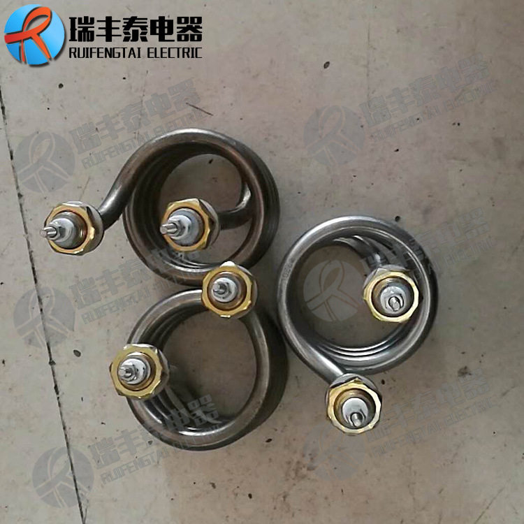 可定螺旋电热管发绿电加热管即热式加热管 蒸馏水/螺旋水桶加热管