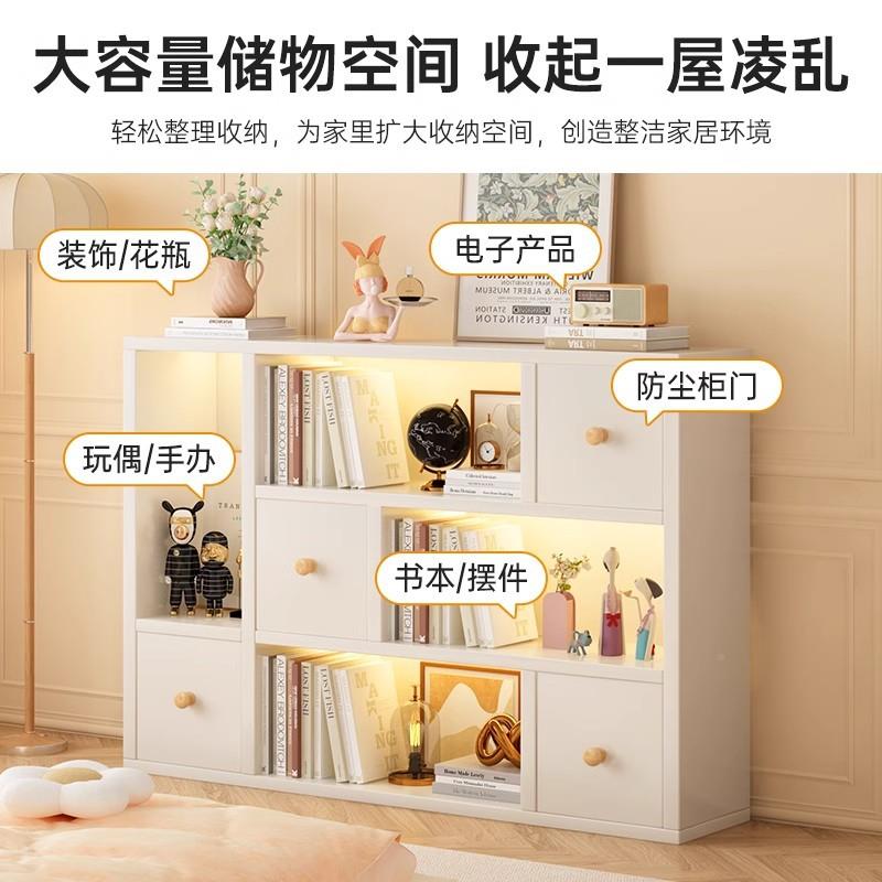 书格子柜室靠简墙床边柜隔断柜矮柜约家卧用八SG0103格柜储物柜落