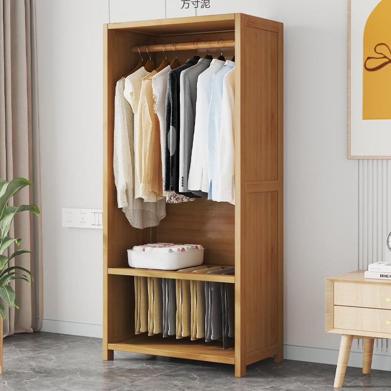 实衣柜出租房见详情木卧室用简实易经济型结耐用收纳置物架多层衣