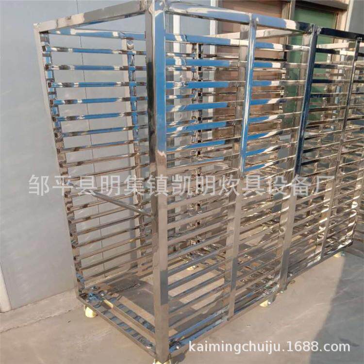 双门不凯明蒸房不锈蒸钢小车锈钢蒸饭车房架子车不锈钢小车