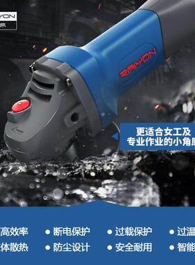 五金电大动无工具刷交流角OYN磨机10能0型磨光机功率多功打磨抛光