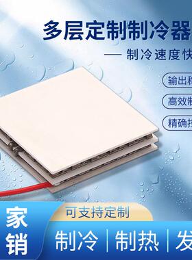 双层半导体C制冷片TE2-19004差0*40MM12V4A553大温红酒冰柜4高端