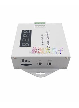 1903/DC12-24V68031/281/2812IC彩全幻彩跑马LED灯X1音乐控制器条