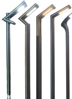 LED太阳能铝型庭灯景观灯外草坪灯3户院米庭材院路灯XCD-01铝材异