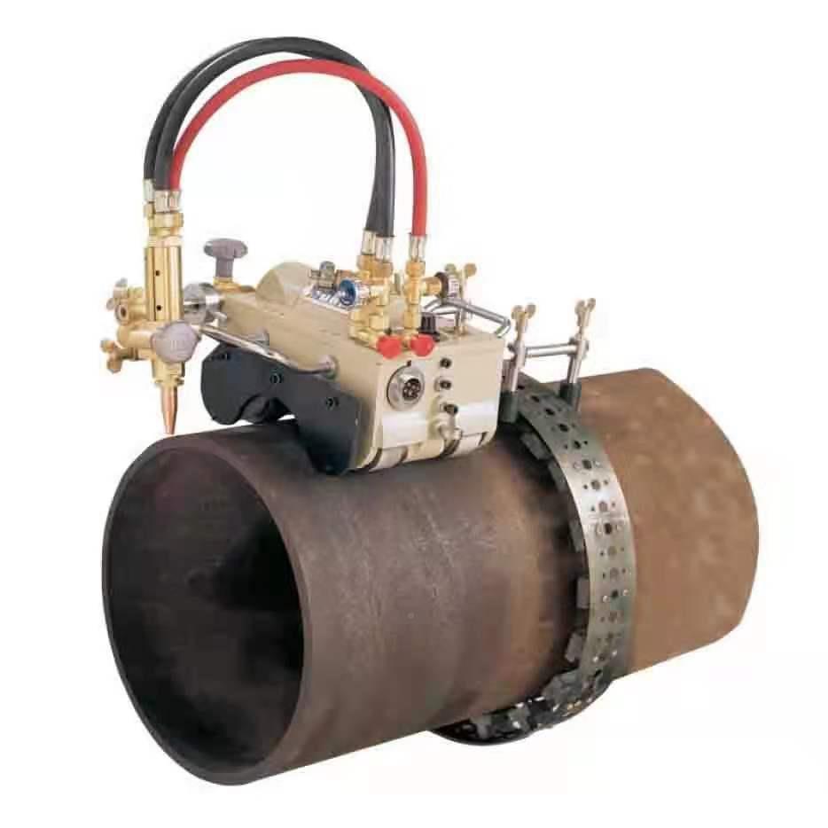 CG211手管摇式管道轨气割-机电动式磁力钢坡口切割CG2-11机道火焰