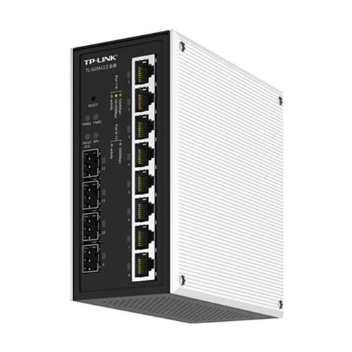 TP-LINKTXA/TL-SG412工业级工业级网管换型以太网交机8GE+4SF5P