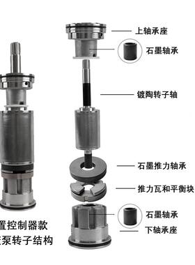 4寸太阳能直无刷井潜水抽水741泵蔽式电机水泵智深屏能控流制器
