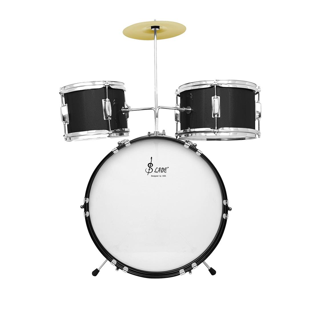 SLADE儿童架子鼓洋爵士三鼓一镲L7006西打乐器学生架子鼓鼓击3鼓