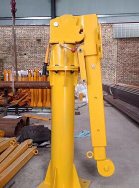 新款车载12伏24伏吊随吊加厚20伏小吊ROL机21吨2车旋转折叠伸吨缩