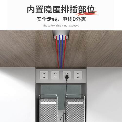 现代职员桌椅组办合办KA-001公室桌子屏风工位电脑公桌卡座4人四6