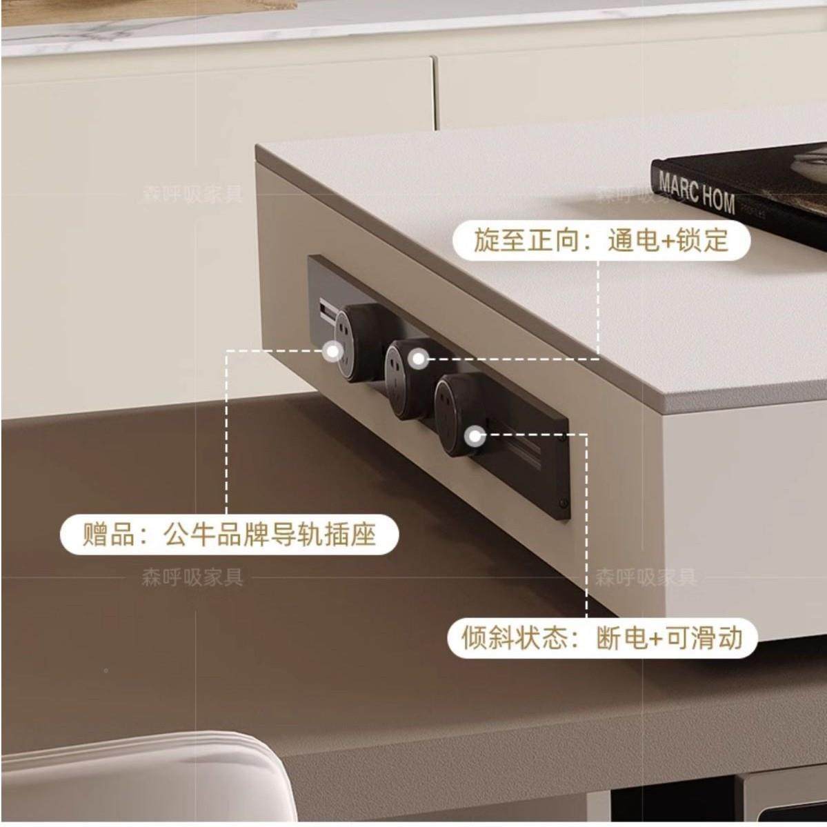 岛台餐桌一体用沃顿岩板EGH可伸缩导台柜微波意炉房式极简厨中家,住宅家具,岛台,淘宝优惠券,粉丝福利购,淘宝优惠卷