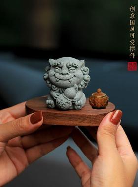 S8H狮来年运摆转貔汽车件车内饰品628车载中控台风狮爷龙车貅上男
