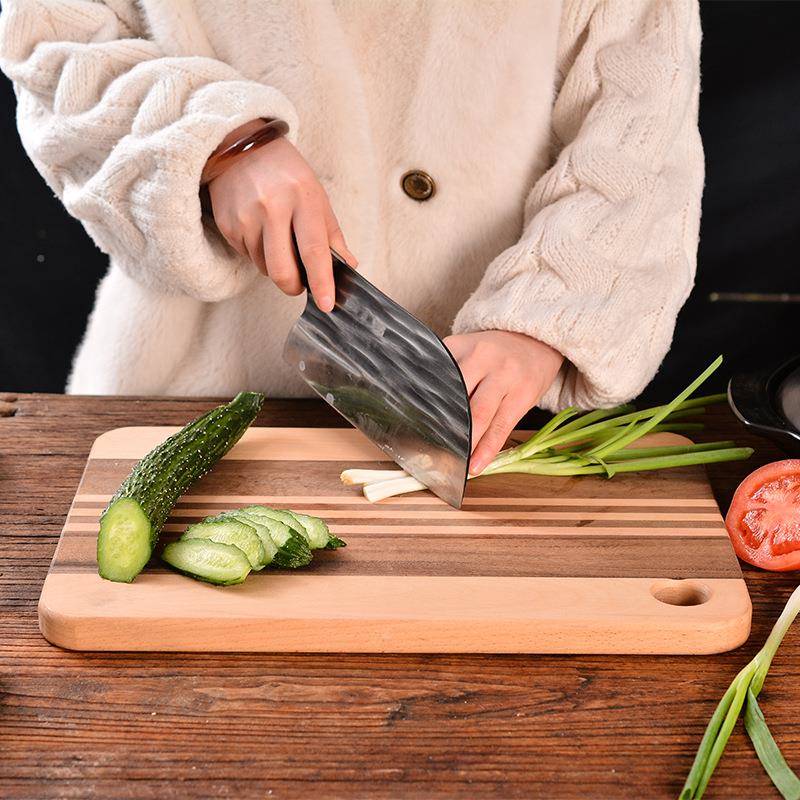 木IGG厨房桌双面胡桃木菜板板切菜案板砧板实水果面板多功能面辅