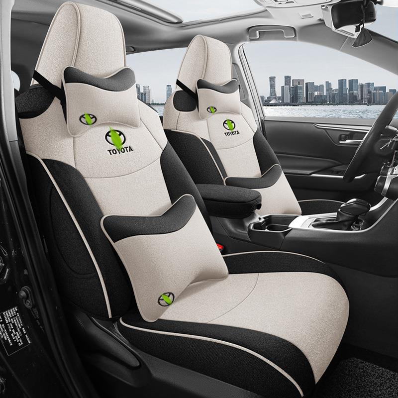 2025款卡罗放拉锐专用座套全2.0版L尊享包围汽车坐垫四季亚麻TMK