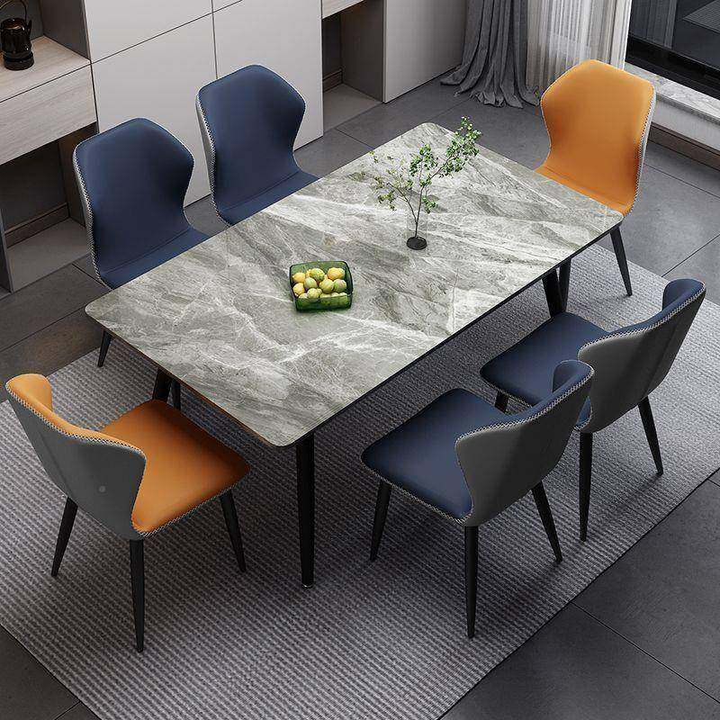 组岩板餐桌椅奢岩板合户轻HKL奢意式简约现代方形家用长小型吃饭,商业/办公家具,餐桌椅系列,淘宝优惠券,粉丝福利购,淘宝优惠卷