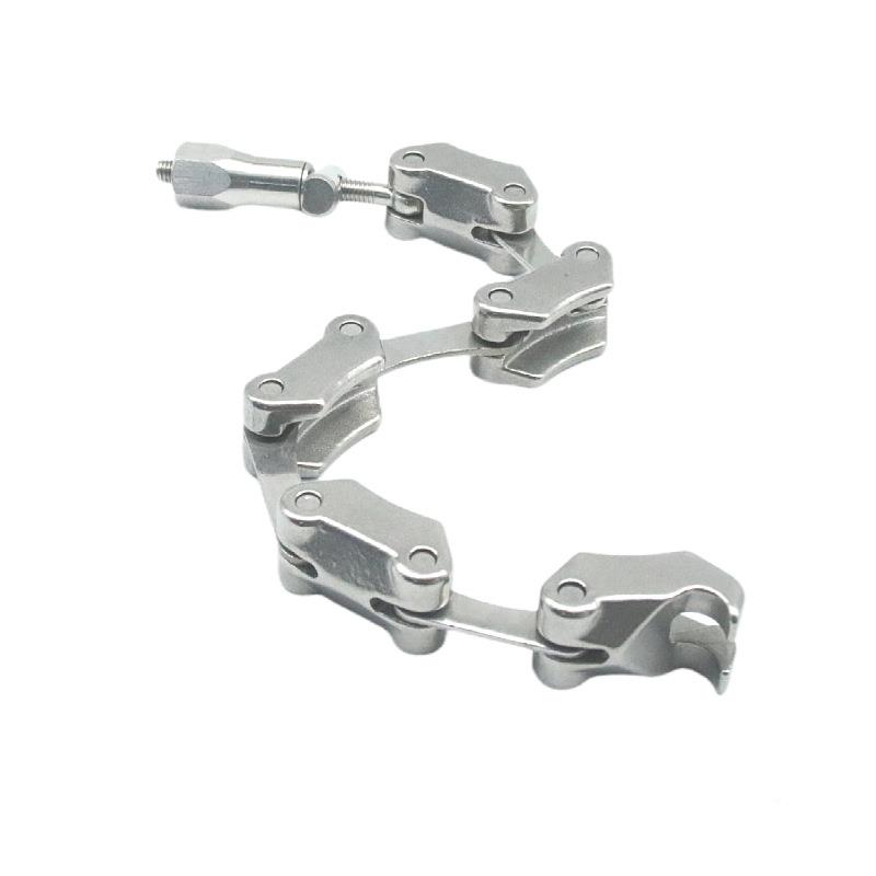 不锈钢真空链式卡箍铝K合金KRXNFNW16/KF250/KF4/F50/63/80