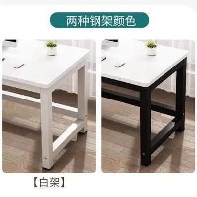 实木电脑工工桌直播1米2宽小桌子白大色学生简约作员桌网红电9947
