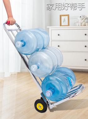 不锈钢家用AL100460折叠车行李载重手拉车搬运拖车便货拉杆车小直