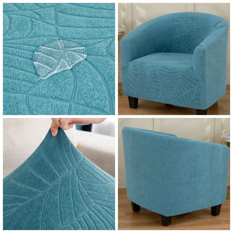 防水半圆形单人沙发套罩笠全包套盖布垫儿童网吧美甲小座椅套