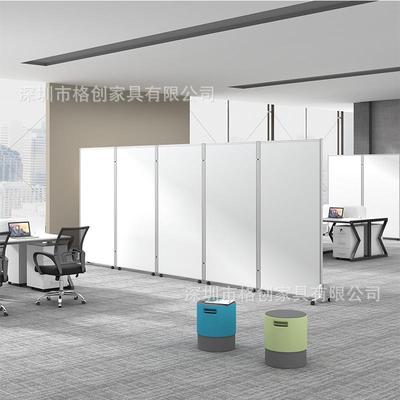 |办厂公室可移动折叠OCS叠风隔断|车间折移动屏风隔断厂屏家