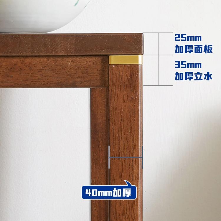 置花架实木架客厅室641823层内中式多简物约花盆架美式高低花几落