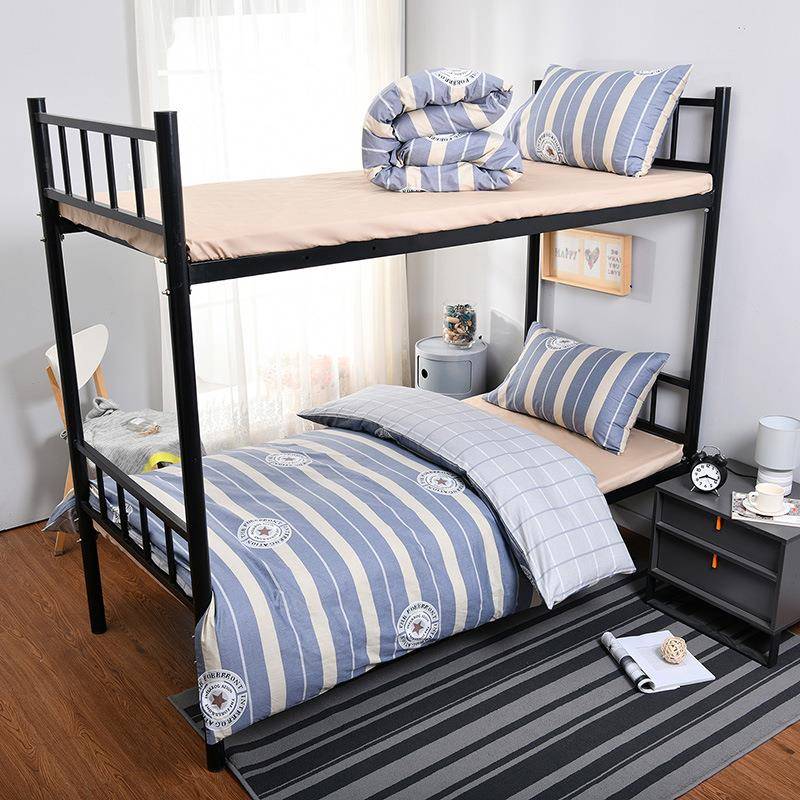 纯棉m床单TAK三件套床上用品学生宿人舍装全棉被套夏季1.2单被褥