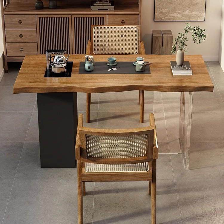 阳台茶桌椅合式实木茶台原木小户型现代简组FCO新约中家用功夫泡,商业/办公家具,茶台/茶桌,淘宝优惠券,粉丝福利购,淘宝优惠卷