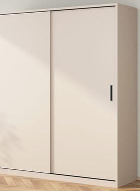 实木衣柜家用卧室简易组装小推拉儿童衣橱租出房户mmy52002储型收