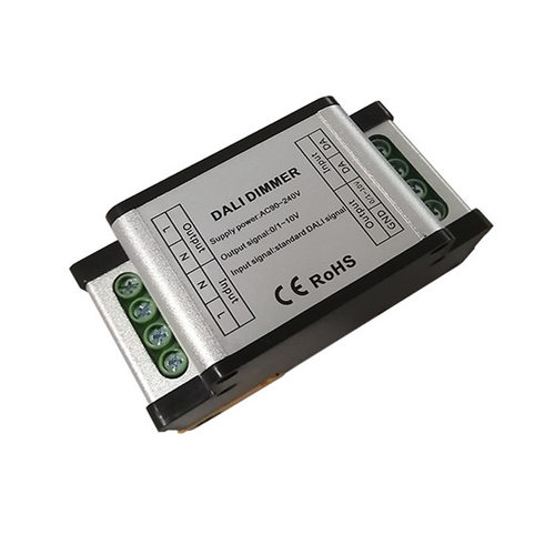 DALI系统 LED单灯点对点控制主机 轨道式 Dali-0-10V信号转换器