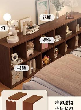 实木床柜书G776G77柜一夹体胡柜桃色格子自由组合卧室缝床边收头