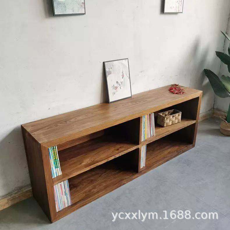 老榆木书柜落地矮书柜简约靠墙电视柜客厅收纳格子储物柜,玩具/童车/益智/积木/模型,垂直悬浮玩具,淘宝优惠券,粉丝福利购,淘宝优惠卷