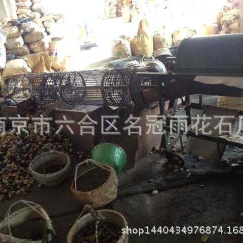 黄色天然鹅卵石南京一级雨花石抛光磨面铺路垫底工程景观地面石头