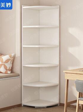 角柜转落地三角形书34535置物架厅拐角收纳架多层架卧室墙角柜客
