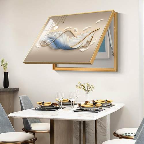 轻奢表箱装饰画2F97J9T97025新款厅配电箱电闸盒遮箱电客源总开关