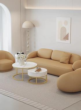 小户型客厅接待直办公室休区家用沙发寓息简约面包63458公沙发排