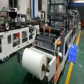 纽扣文件袋透明丝印按扣公文袋制造机