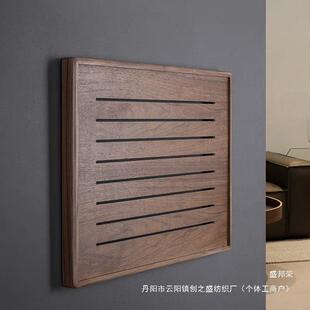 南通直媒销黑桃胡实木弱电遮挡装饰盖板电表箱画zxdxzxc1多体网箱