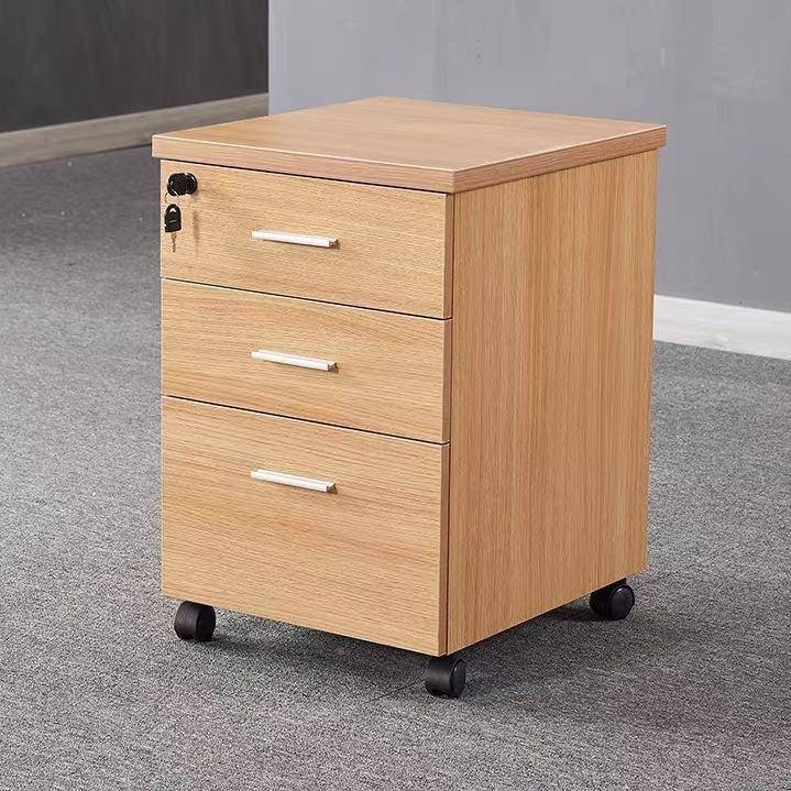 元和科野现代简实约木落地移动柜白色小推文件柜矮储物柜活OSTG-1