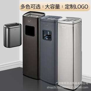 不锈钢烟灰柱烟灰桶烟头收集灭烟柱烟灰缸吸烟垃圾桶商用防火