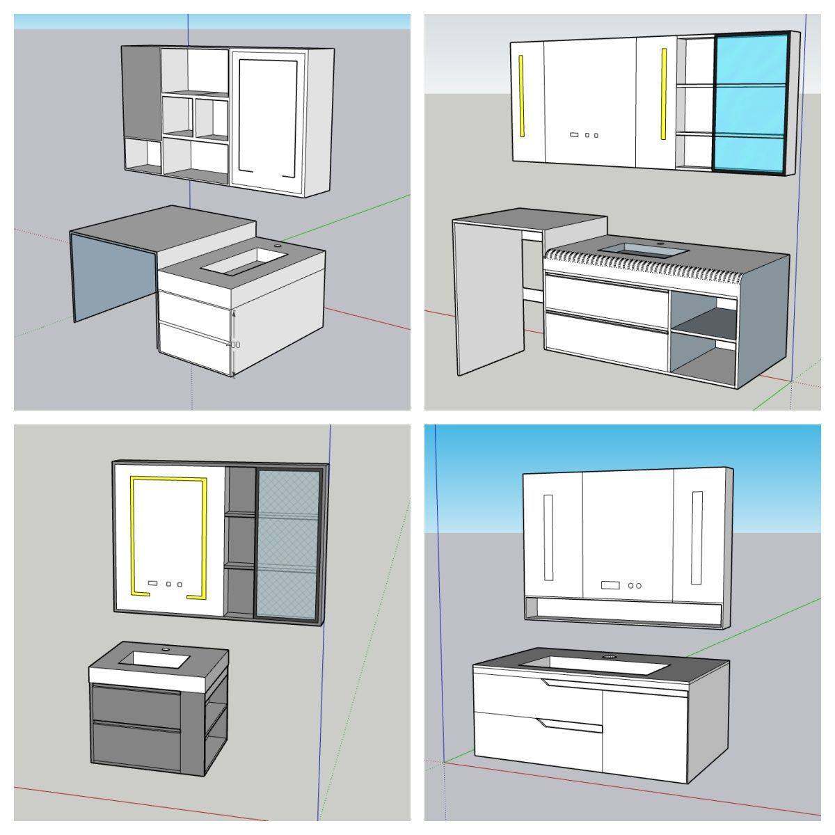 切角浴室柜组合卫生间异形岩板无缝盆洗脸盆一体陶瓷盆洗漱台工厂
