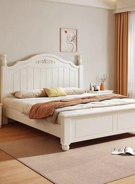 实78432床家用简木约现型代主卧大床1.8人床经双济1.5米出租屋1.2