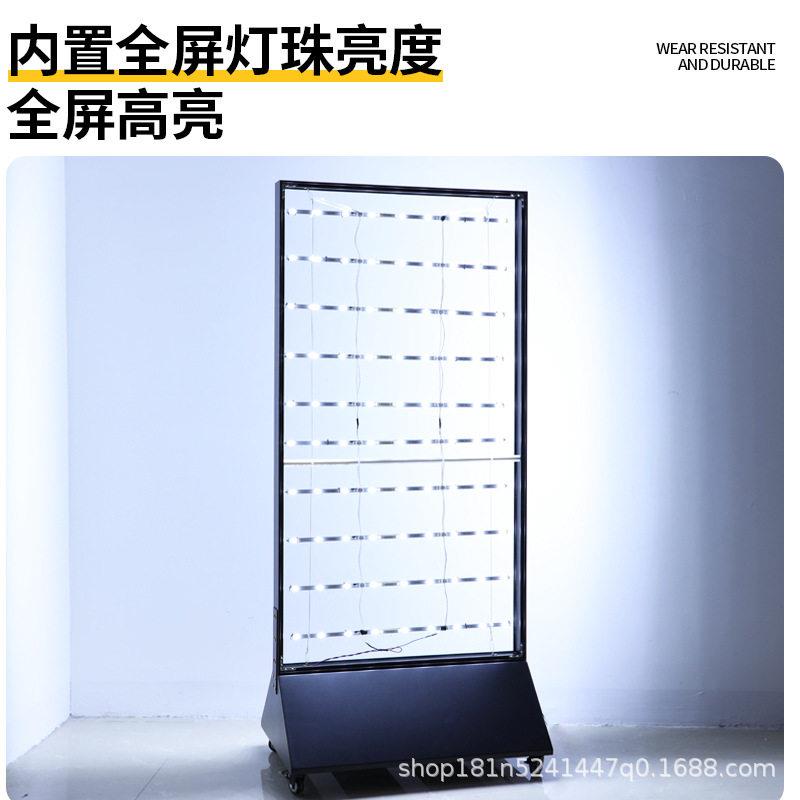 立无品牌/式移动外灯箱广告可牌户防雨双发面光卡布UV软膜灯箱落