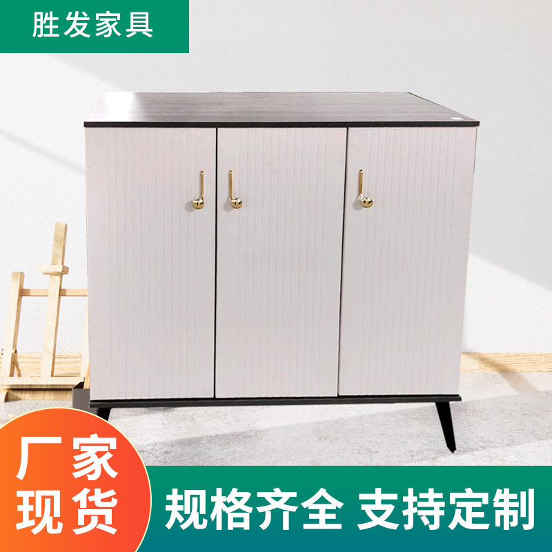 简约双开门大容量玄关鞋柜