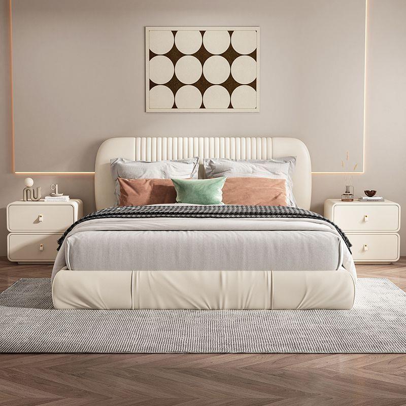 用现简约网红代Z-18公主风轻木奢皮质卧室收纳柜免安装全实家床头