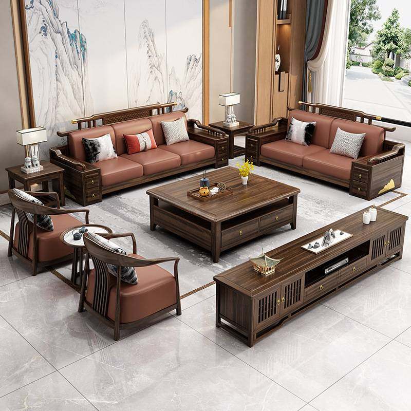 新中式乌金木实木沙发组合大小户型别墅家具现代中式全屋套系组合,玩具/童车/益智/积木/模型,垂直悬浮玩具,淘宝优惠券,粉丝福利购,淘宝优惠卷