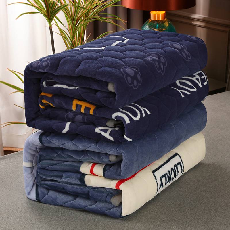 冬季保暖床垫软垫1一米8二2五5法兰绒褥子单人学生宿舍加绒垫被褥