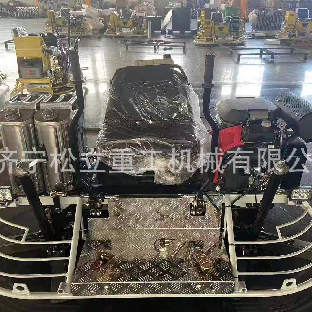 混凝土双盘机抹光泥地坪磨平水收光全自式动汽油座驾抹THH平机